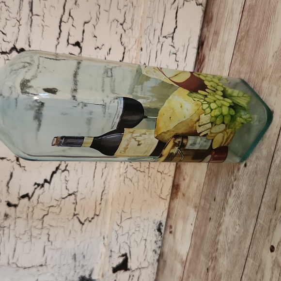 Pier 1 Terra Cotta Utensil Vase and Olive Oil Glass Dispenser--Set of 2 - Picture 6 of 10